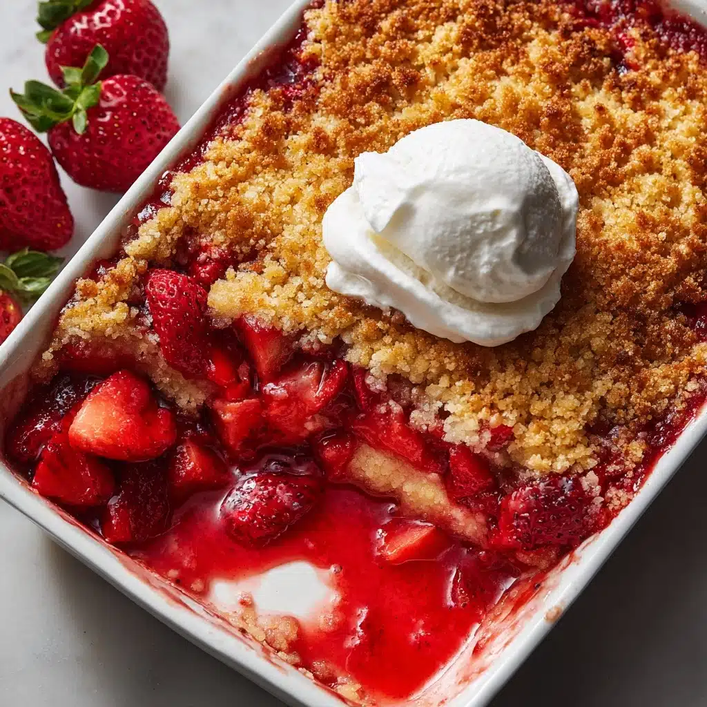 Strawberry Cheesecake Dump Cake Recipe - Recipe Image