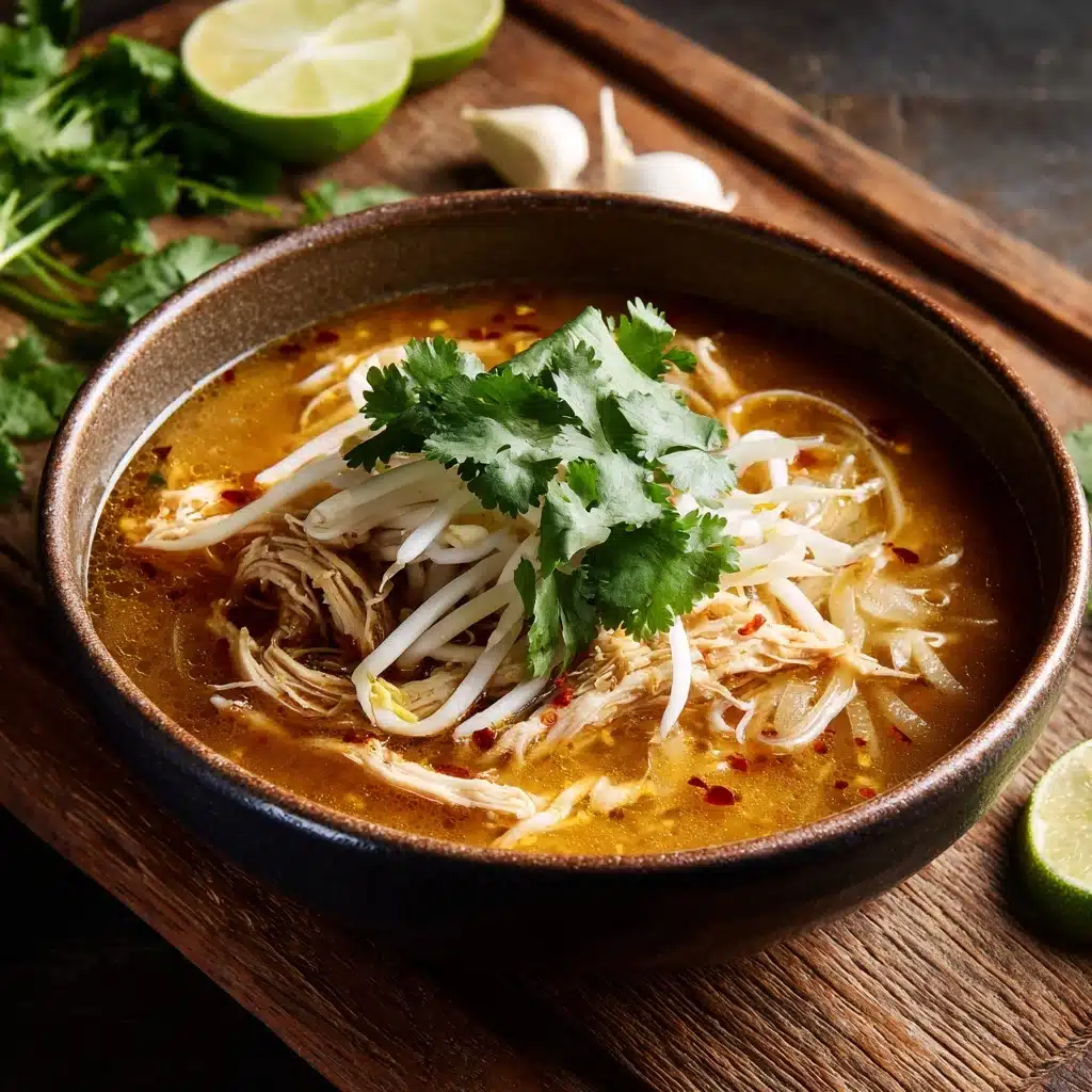 Red Chicken Pozole Soup Recipe - Recipe Image