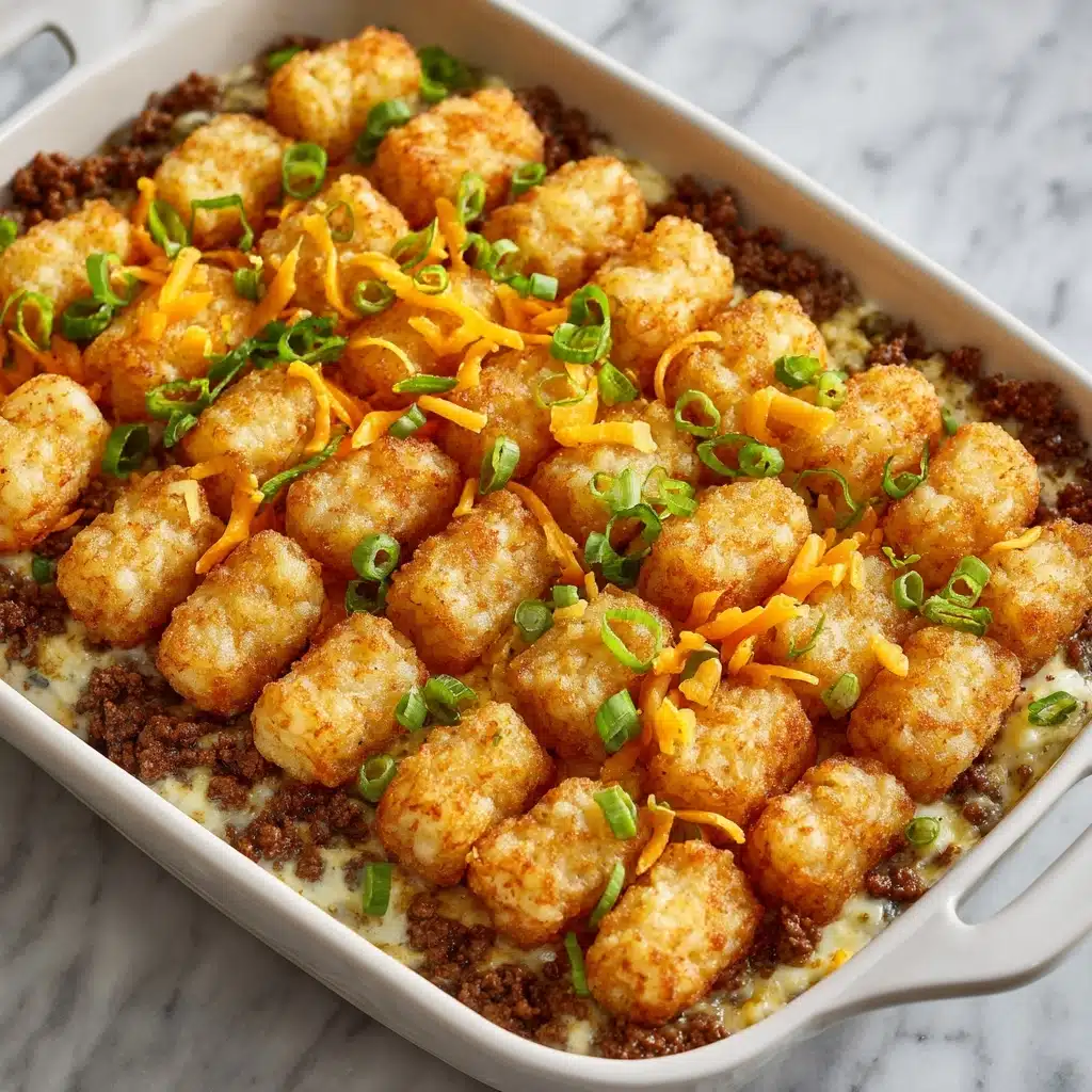 Cowboy Tater Tot Casserole Recipe - Recipe Image