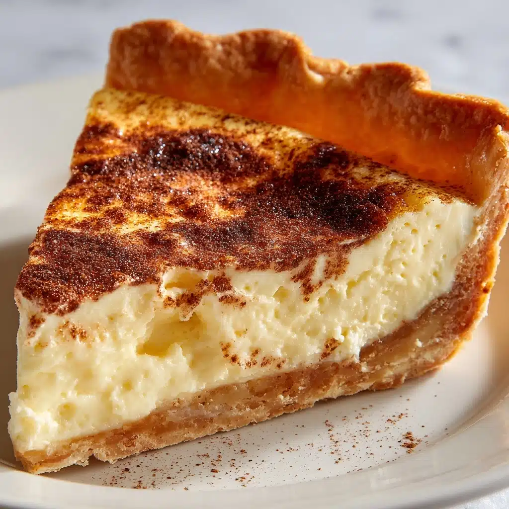 Old Fashioned Egg Custard Pie Recipe - Recipe Image