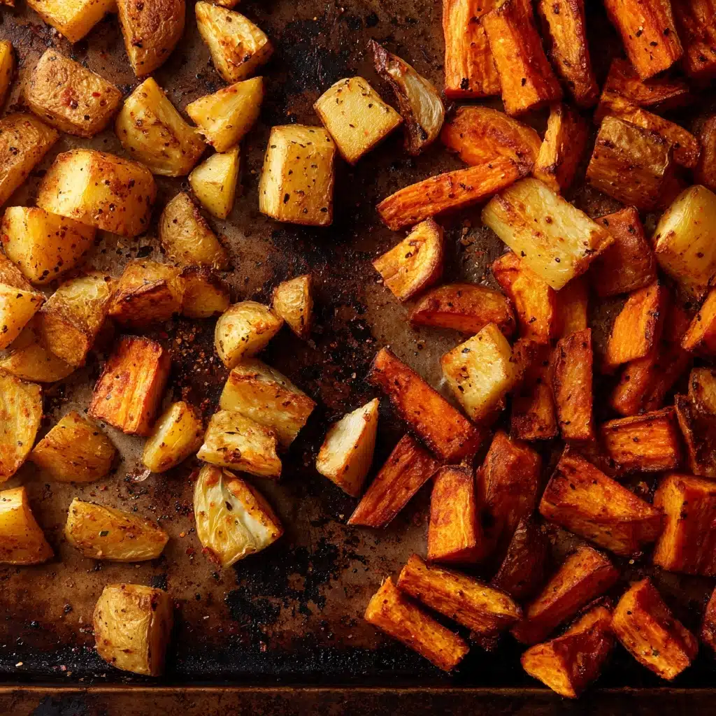 Roasted Apple Cinnamon Sweet Potatoes Recipe - Recipe Image