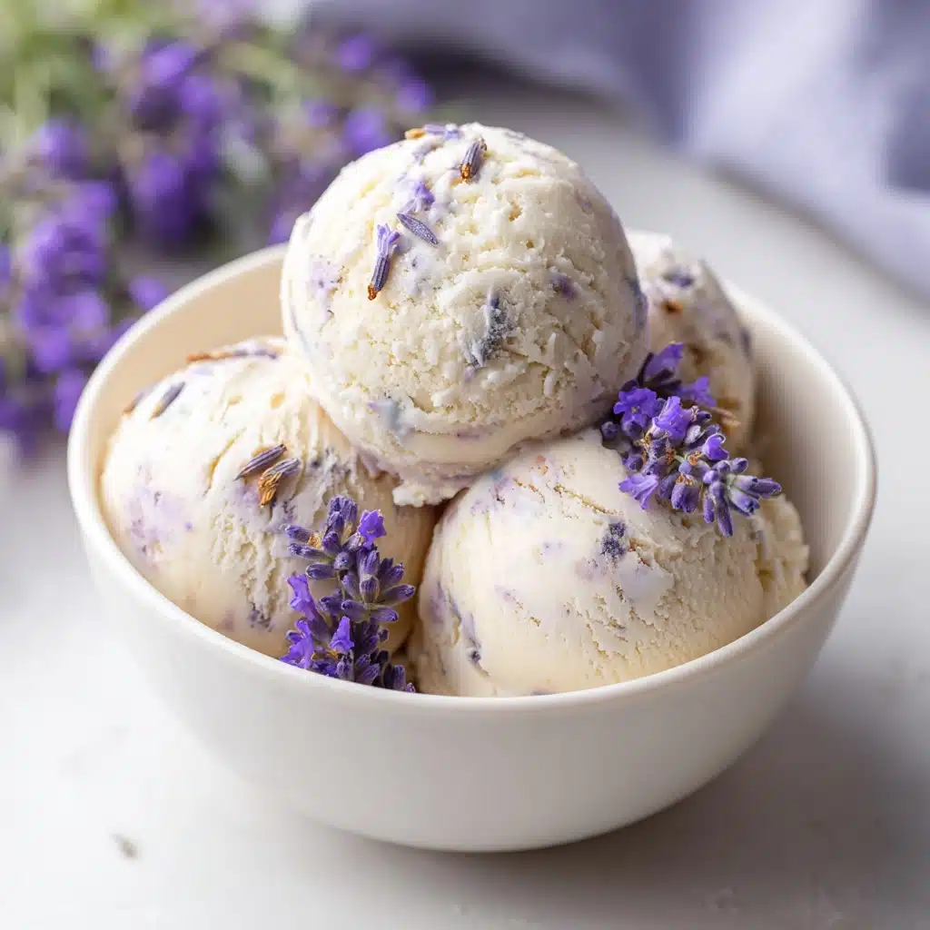 Honey Lavender Ice Cream Recipe - Recipe Image