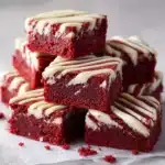 Fudgy Red Velvet Brownies Recipe
