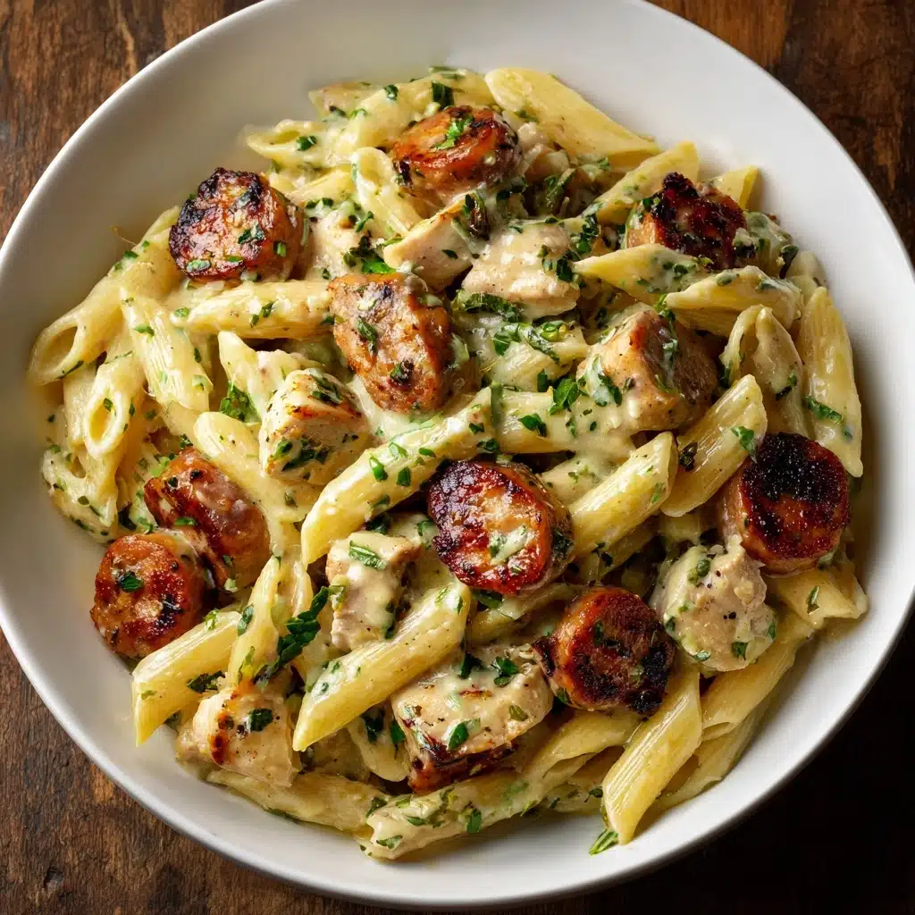 Crock Pot Creamy Cajun Chicken Pasta Recipe - Recipe Image