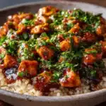Honey BBQ Chicken Rice Recipe