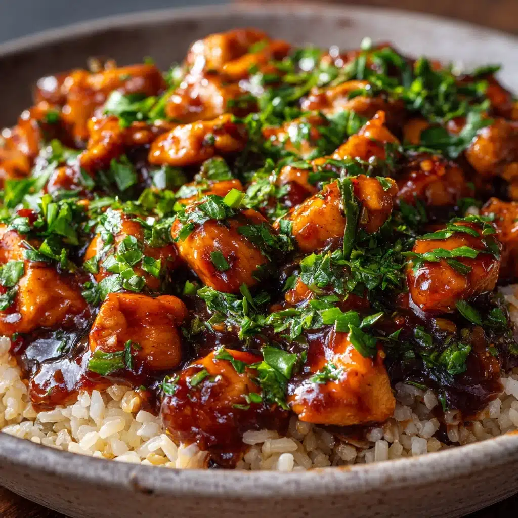 Honey BBQ Chicken Rice Recipe