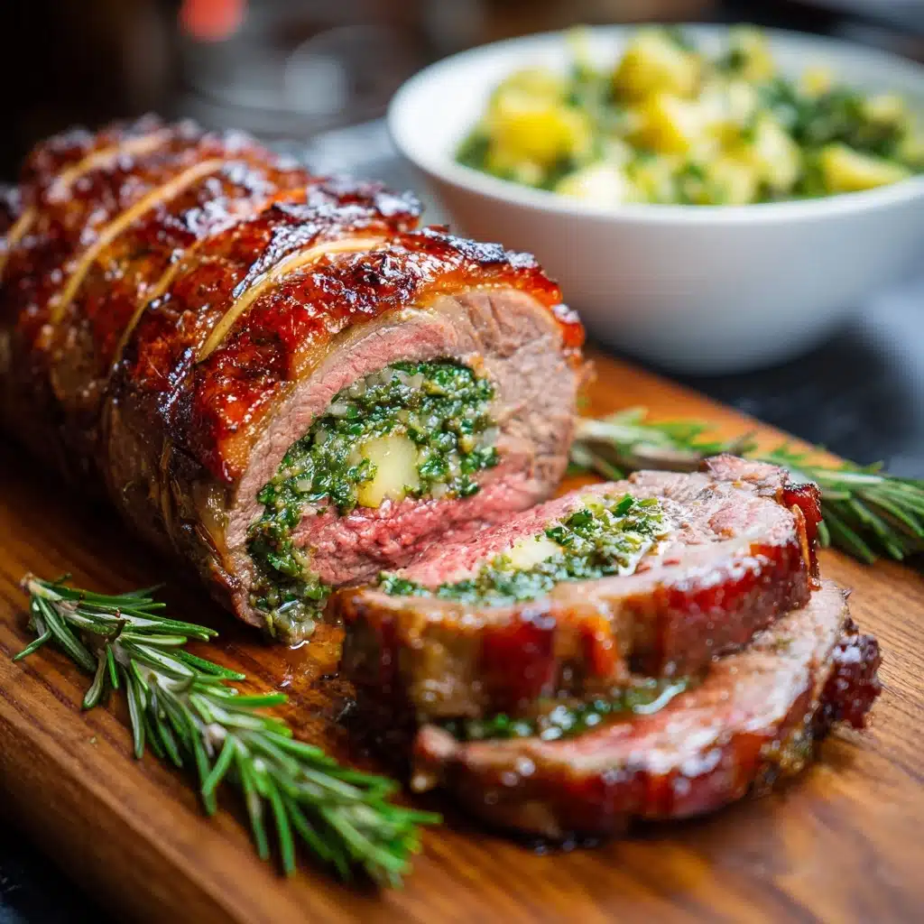 Baked Stuffed Flank Steak Recipe - Recipe Image