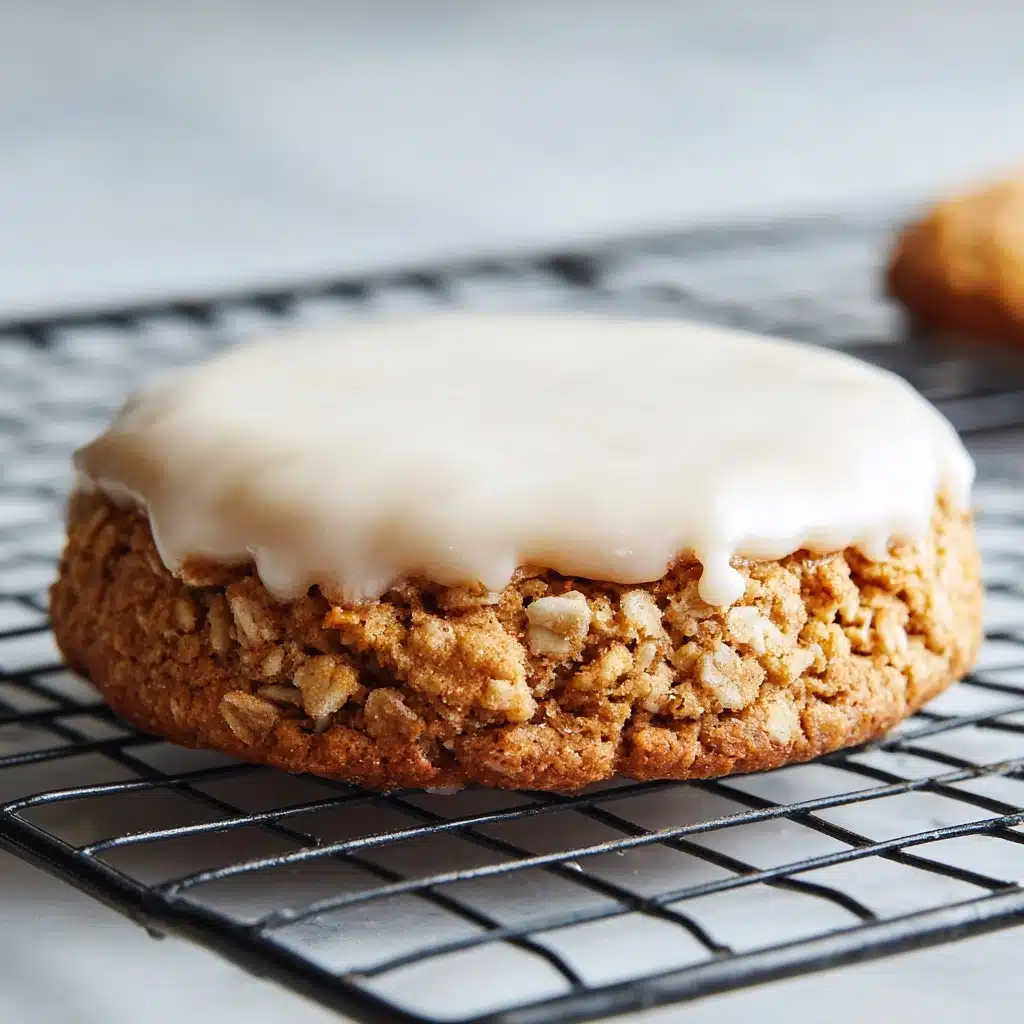 Iced Oatmeal Cookies Recipe