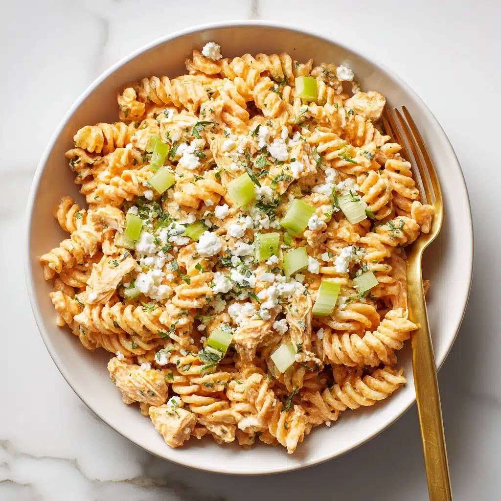 Buffalo Chicken Pasta Salad Recipe - Recipe Image
