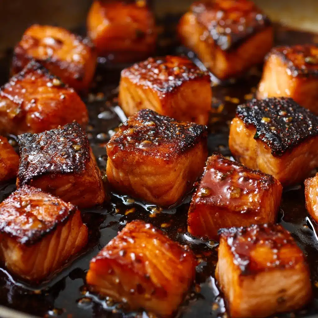Pan-Seared Salmon Bites Recipe - Recipe Image