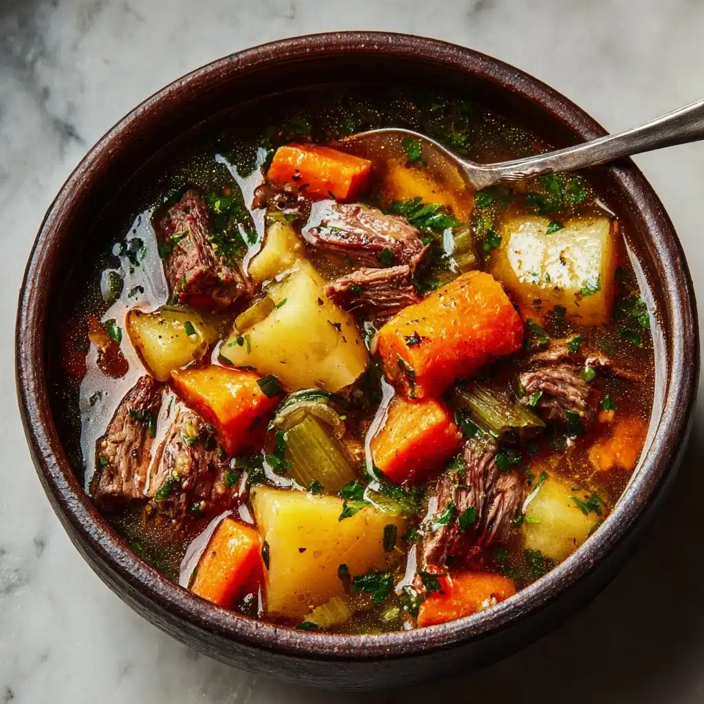 Beef Vegetable Soup Recipe - Recipe Image