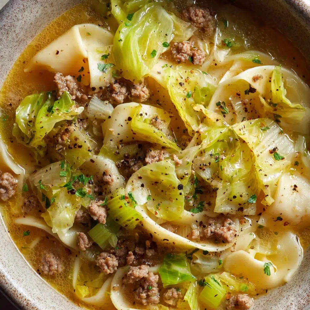 Hearty Cabbage Soup with Ground Beef Recipe - Recipe Image