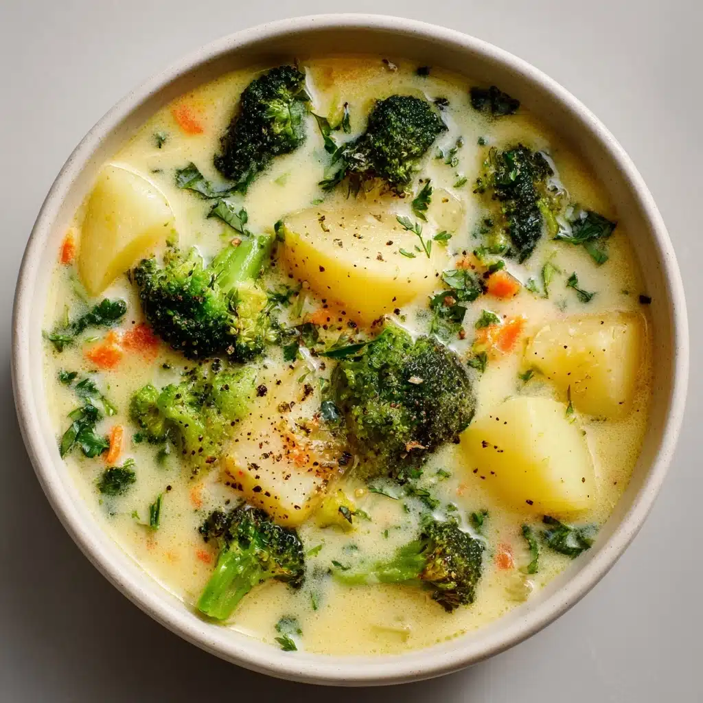 Cheddar Broccoli Potato Soup Recipe