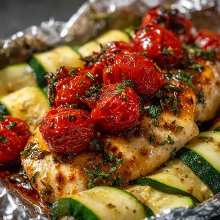 Honey Mustard Chicken Foil Packets Recipe