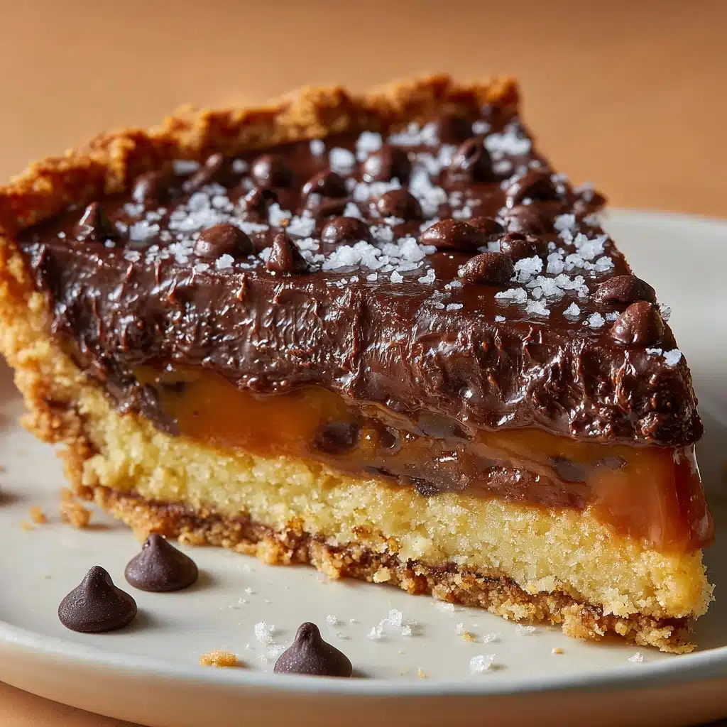 Chocolate Chip Salted Caramel Tart Recipe - Recipe Image