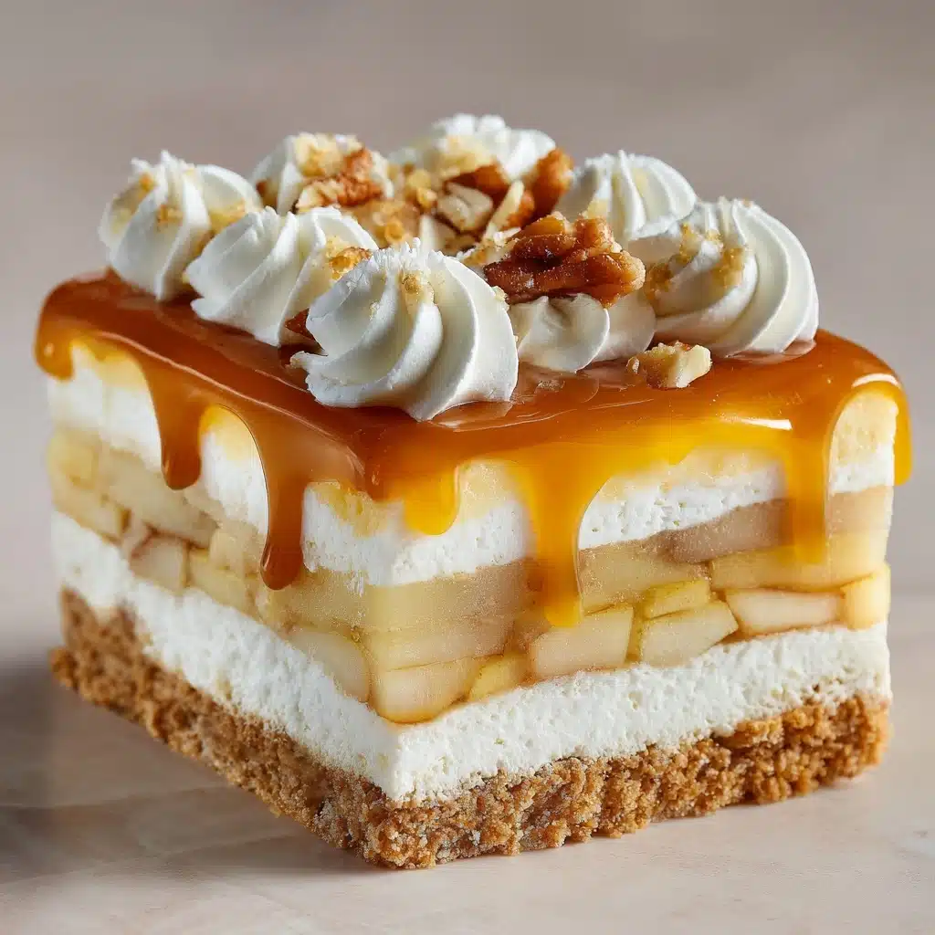 Caramel Apple Éclair Cake Recipe