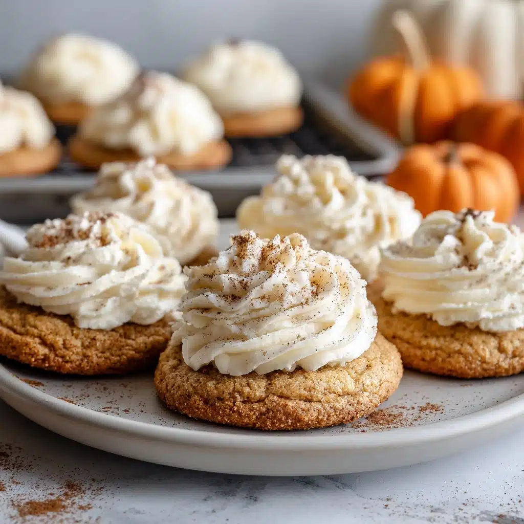 Soft Pumpkin Cookies with Cream Cheese Frosting Recipe - Recipe Image