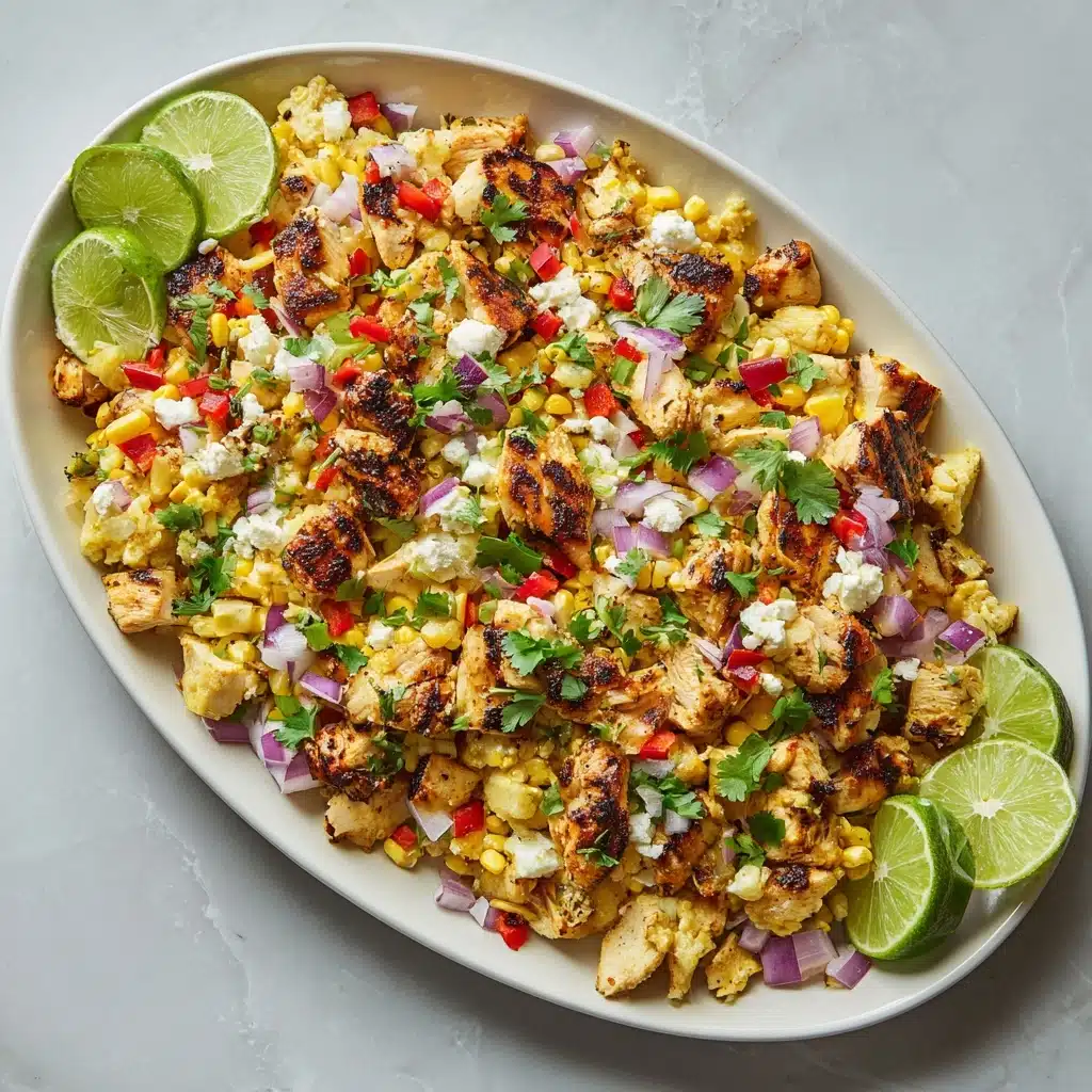 Healthy Street Corn-Inspired Chicken Salad Recipe - Recipe Image