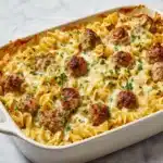 Swedish Meatball Noodle Bake Recipe