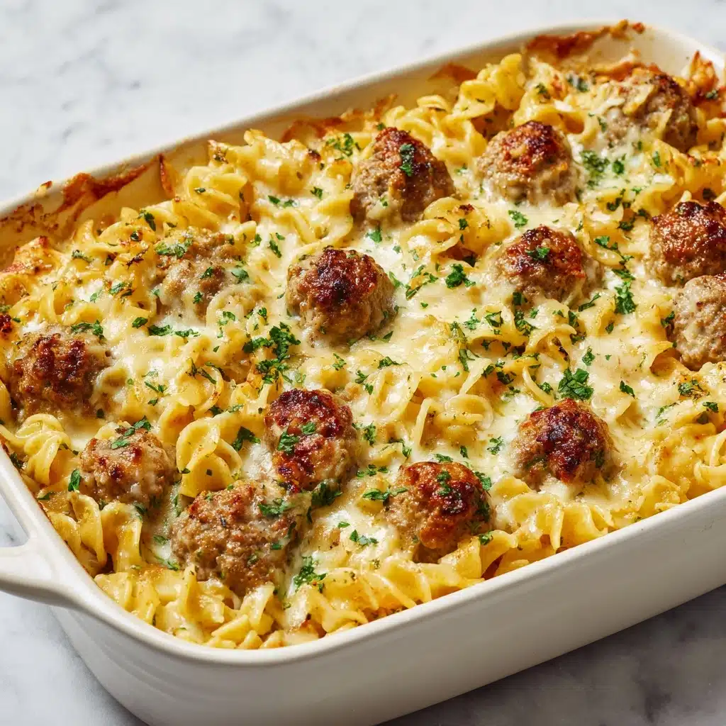Swedish Meatball Noodle Bake Recipe - Recipe Image