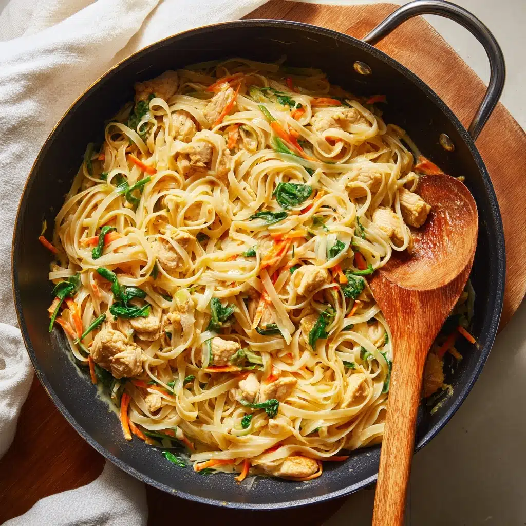 Peanut Chicken Noodles Recipe - Recipe Image