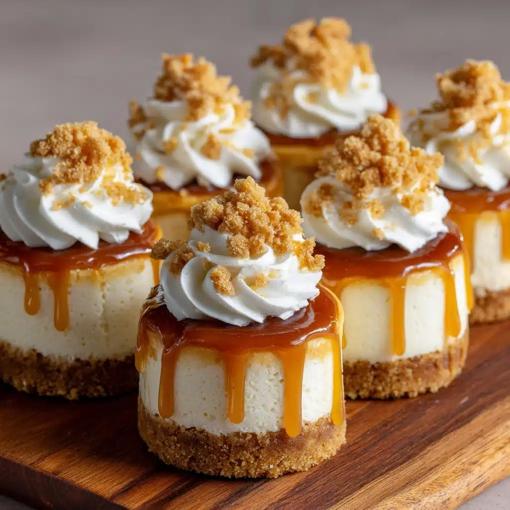 Mini Dulce de Leche Cheesecakes Recipe - Recipe Image