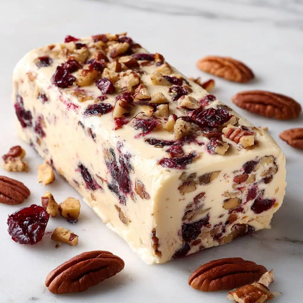 Cranberry Pecan Cheese Log Recipe - Recipe Image