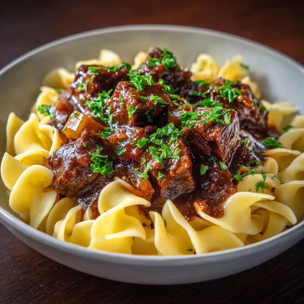 Star Slow Cooker Beef and Noodles Recipe - Recipe Image