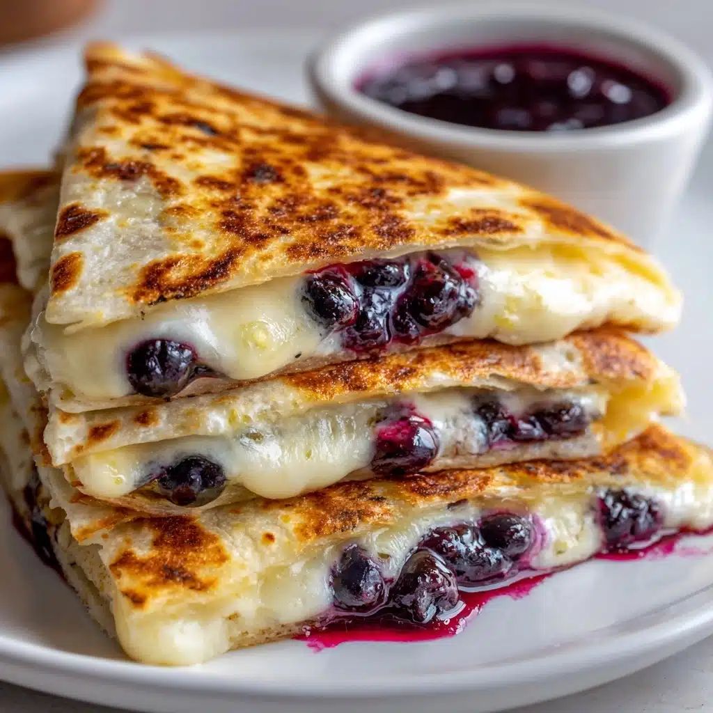 Blueberry Breakfast Quesadilla Recipe - Recipe Image