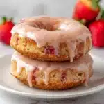 Strawberry Cake Donuts Recipe
