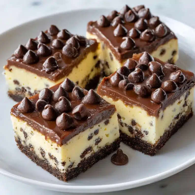 Chocolate Chip Cheesecake Bars Recipe