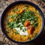Spiced Pumpkin Lentil Soup Recipe