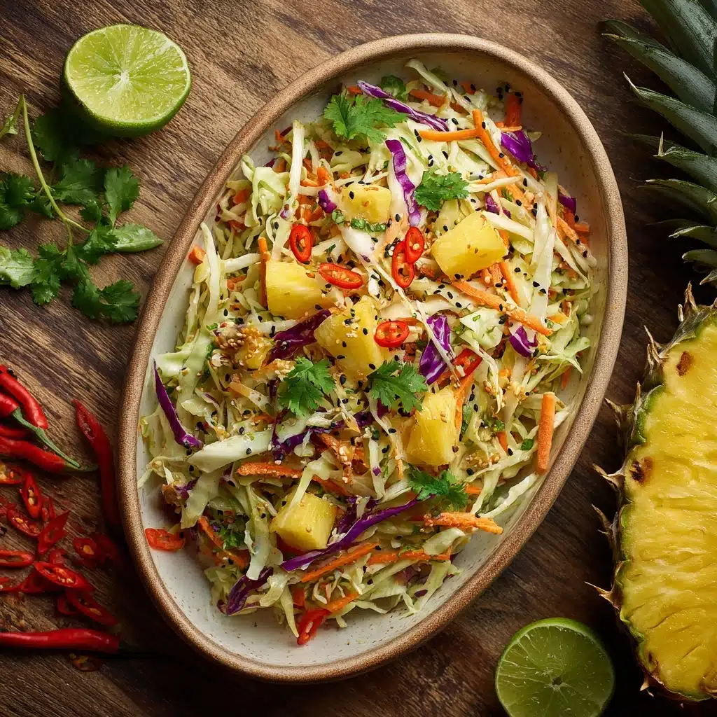 Spicy Pineapple Slaw Recipe - Recipe Image