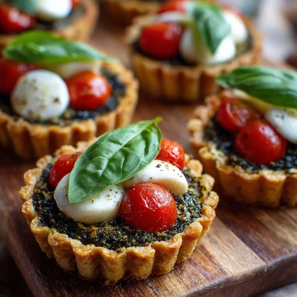 Caprese Pesto Tarts Recipe - Recipe Image