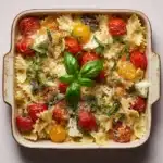 Baked Feta Pasta Recipe with Cherry Tomatoes Recipe