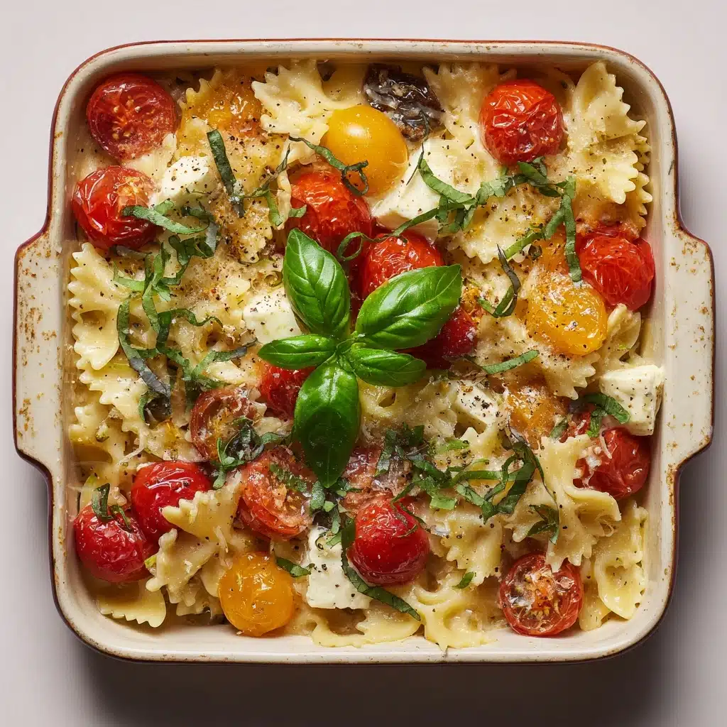 Baked Feta Pasta Recipe with Cherry Tomatoes Recipe