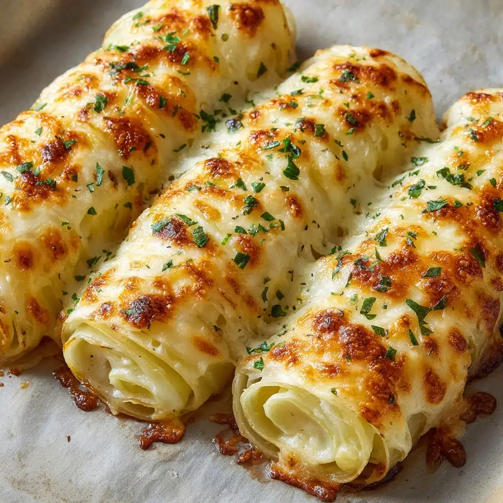 Cheesy Garlic Butter Rollups Recipe - Recipe Image