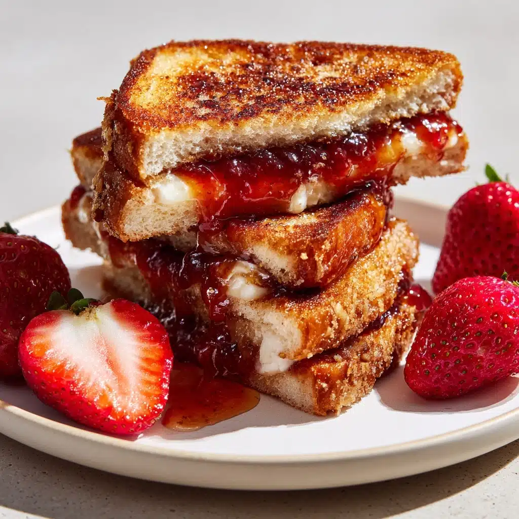 Peanut Butter Jelly Stuffed French Toast Recipe - Recipe Image