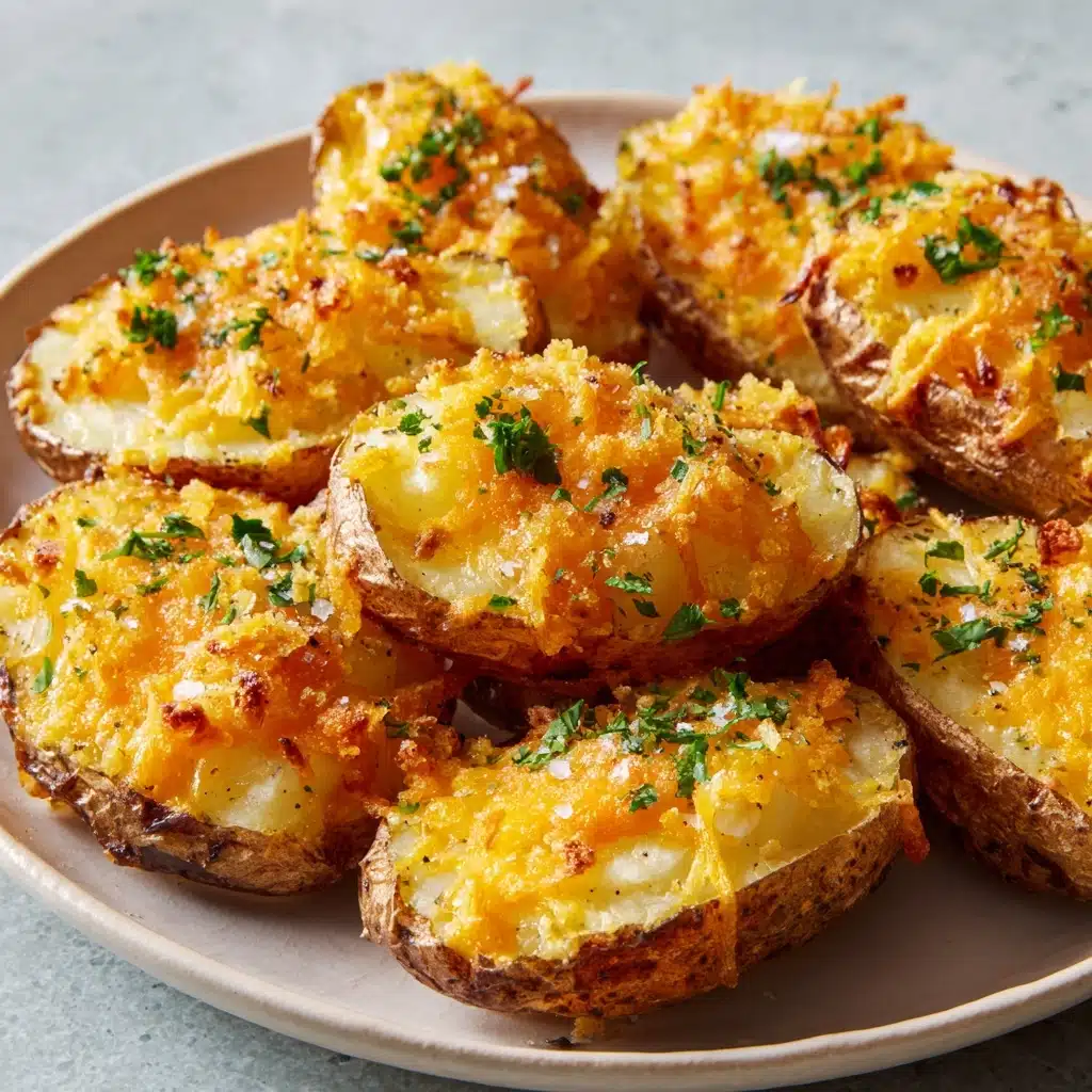 Crispy Parmesan Garlic Potatoes Recipe - Recipe Image
