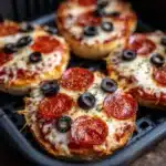 Air Fryer Pizza Bagels Recipe