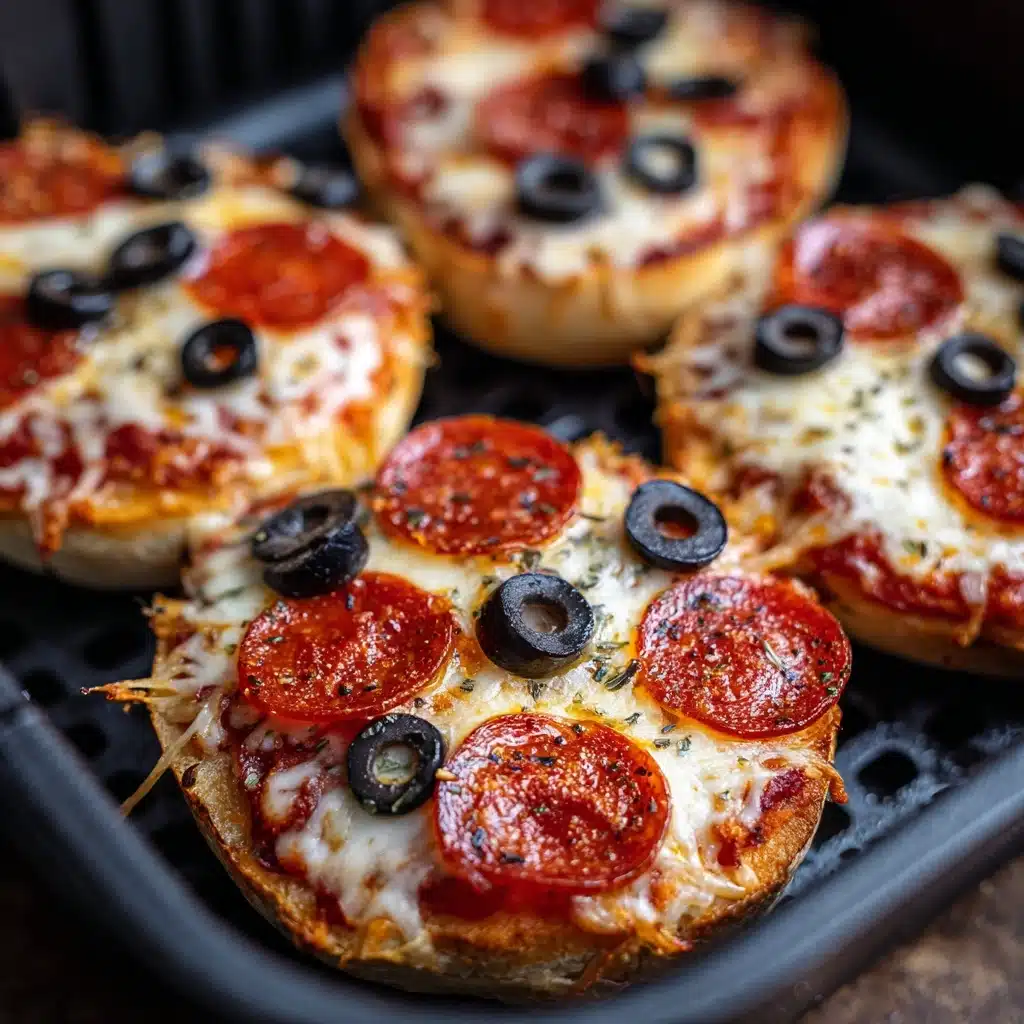 Air Fryer Pizza Bagels Recipe - Recipe Image