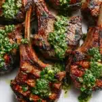 Lamb Chops with Garlic Mint Sauce Recipe