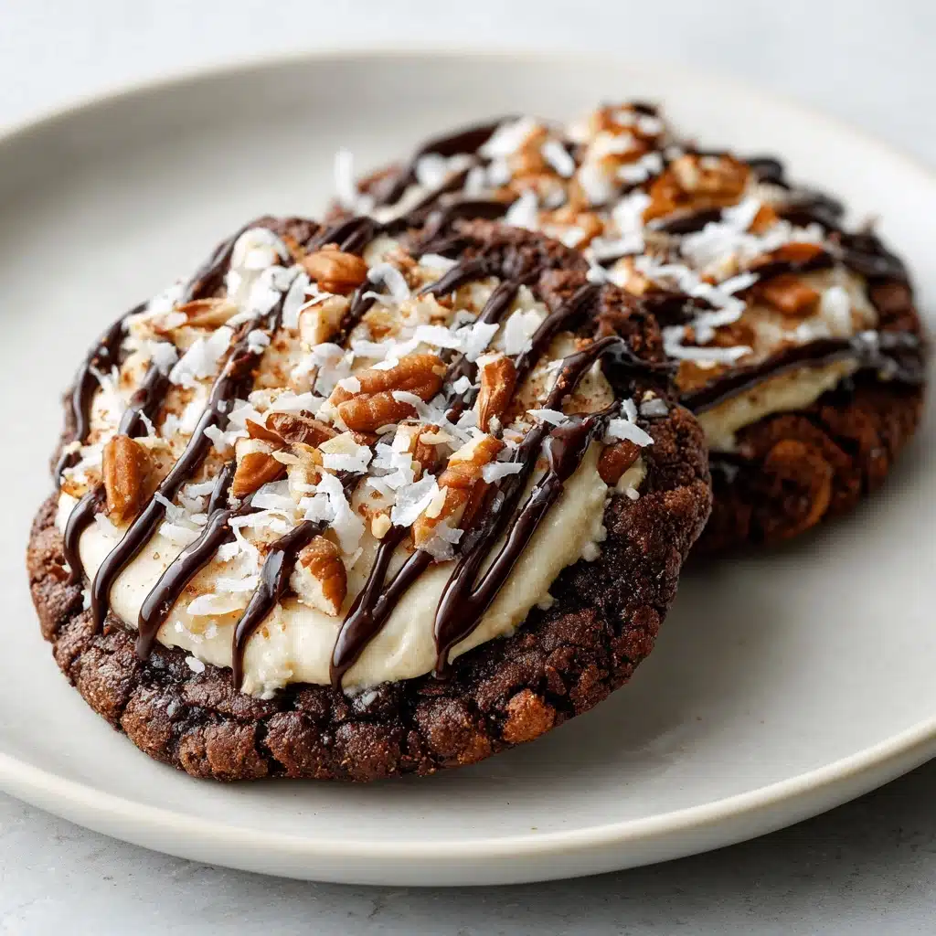 German Chocolate Cookies Recipe - Recipe Image