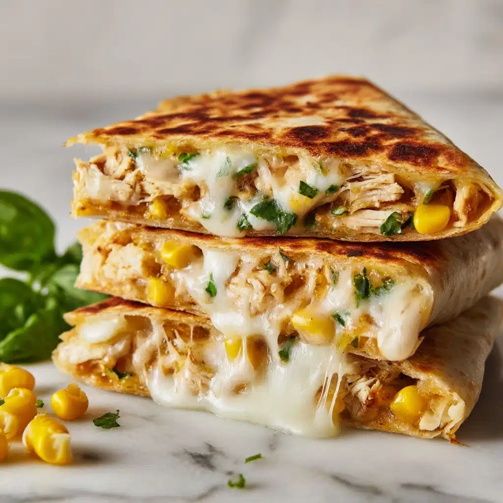 Cheesy Garlic Chicken Wraps Recipe - Recipe Image