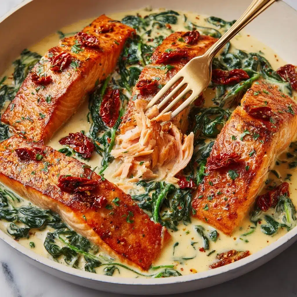 Creamy Tuscan Salmon Recipe - Recipe Image