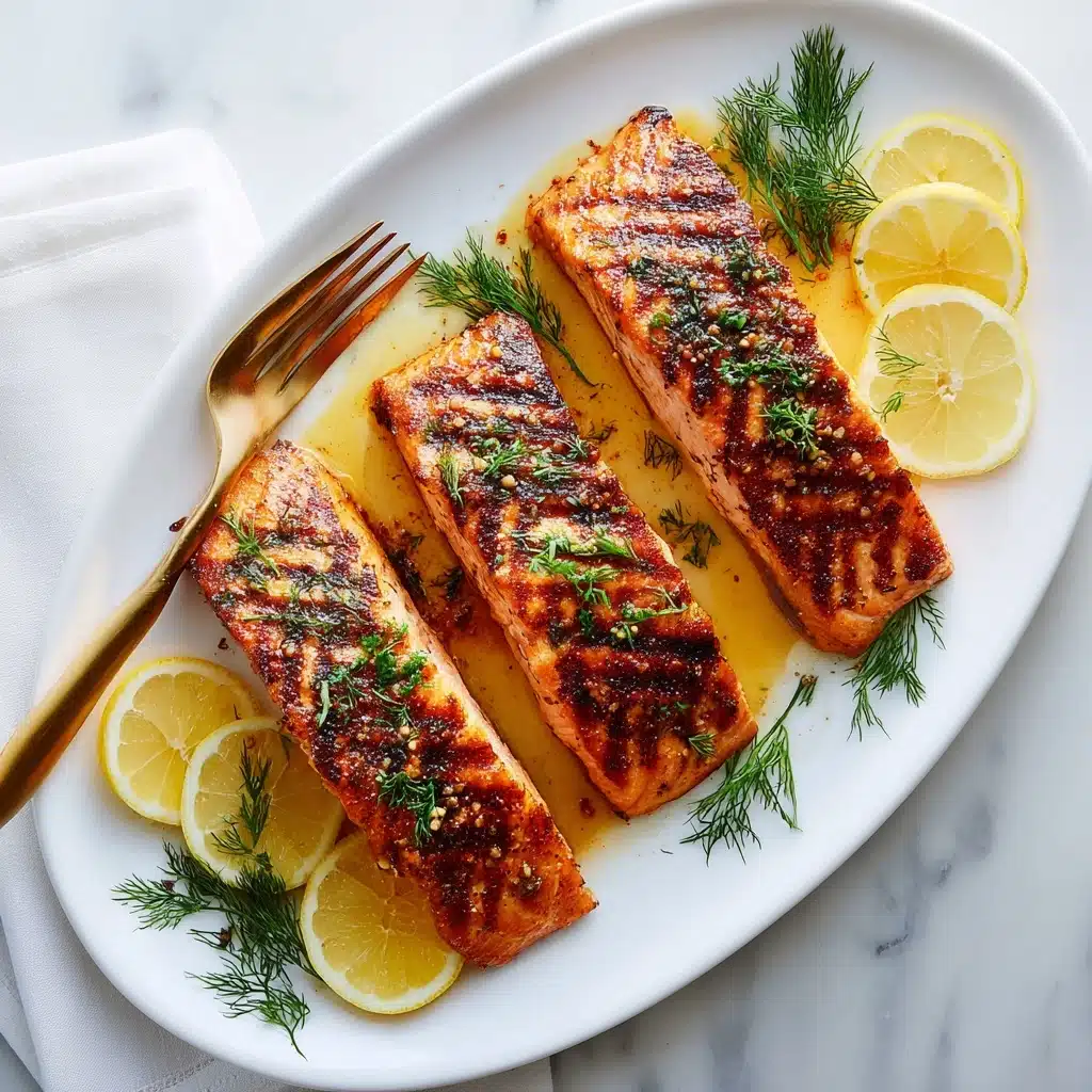 Baked Cajun Salmon with Parmesan Risotto Recipe - Recipe Image