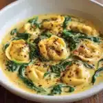 Creamy Spinach Tortellini Soup Recipe
