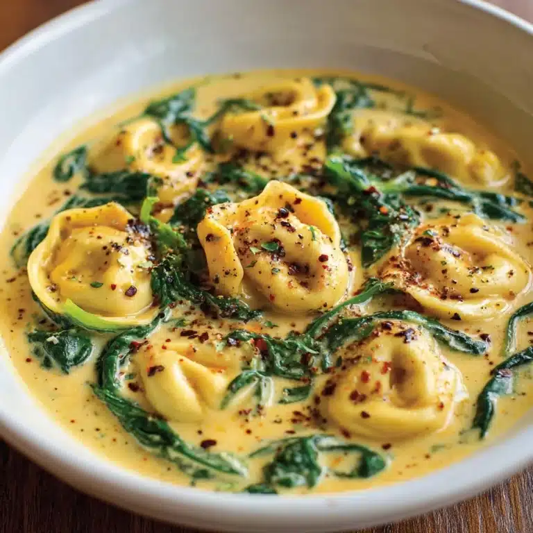 Creamy Spinach Tortellini Soup Recipe
