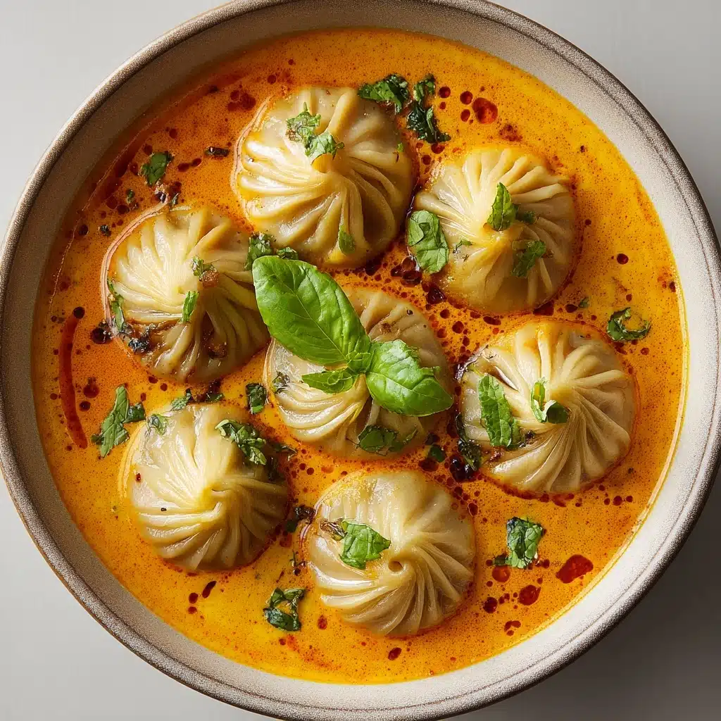Easy Thai Red Curry Dumpling Soup Recipe - Recipe Image