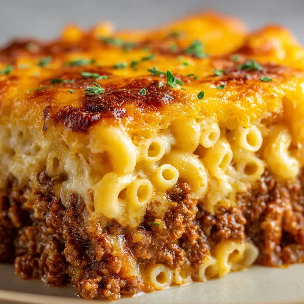 Mac ānā Cheese-Stuffed Meatloaf Recipe - Recipe Image